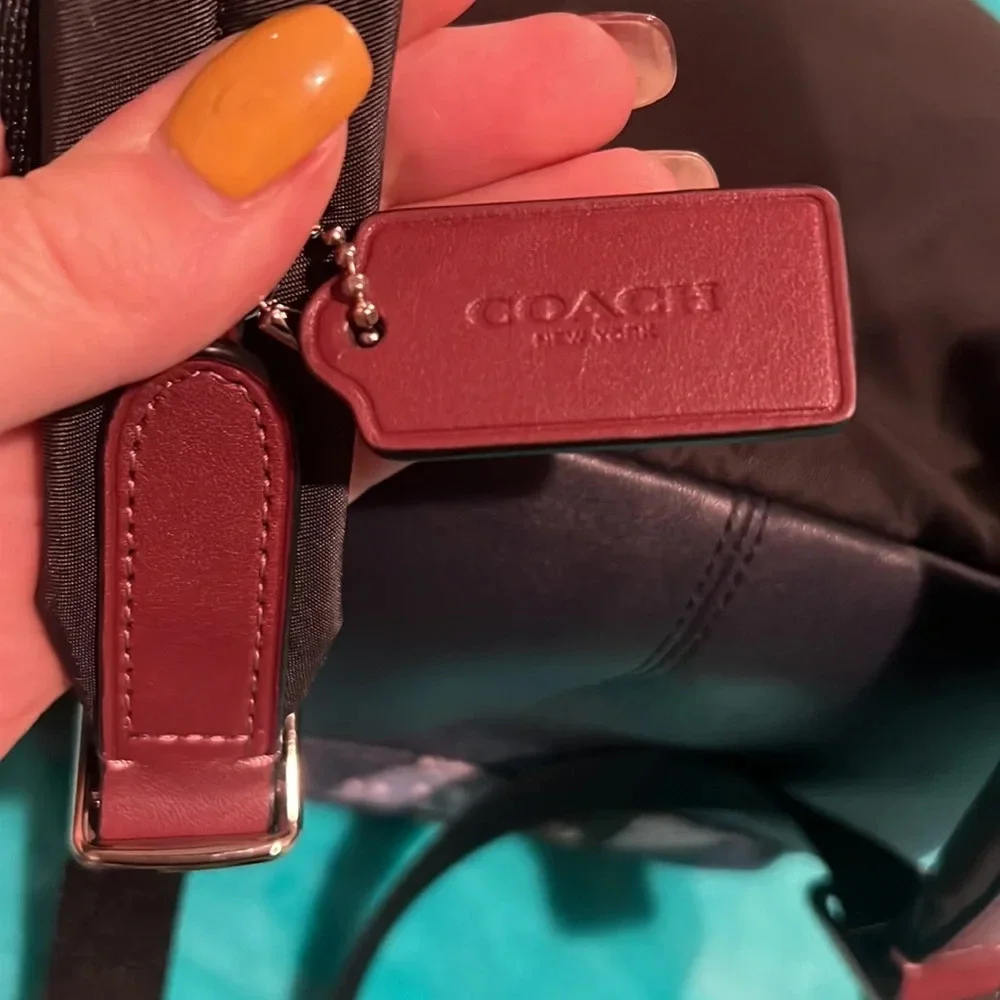Coach mini denim backpack - Picture 4 of 7